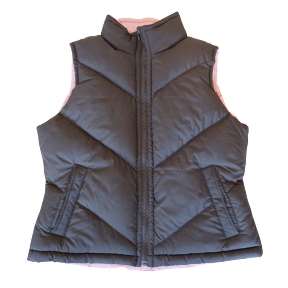 Cute Pink and Brown Vest for Girls
